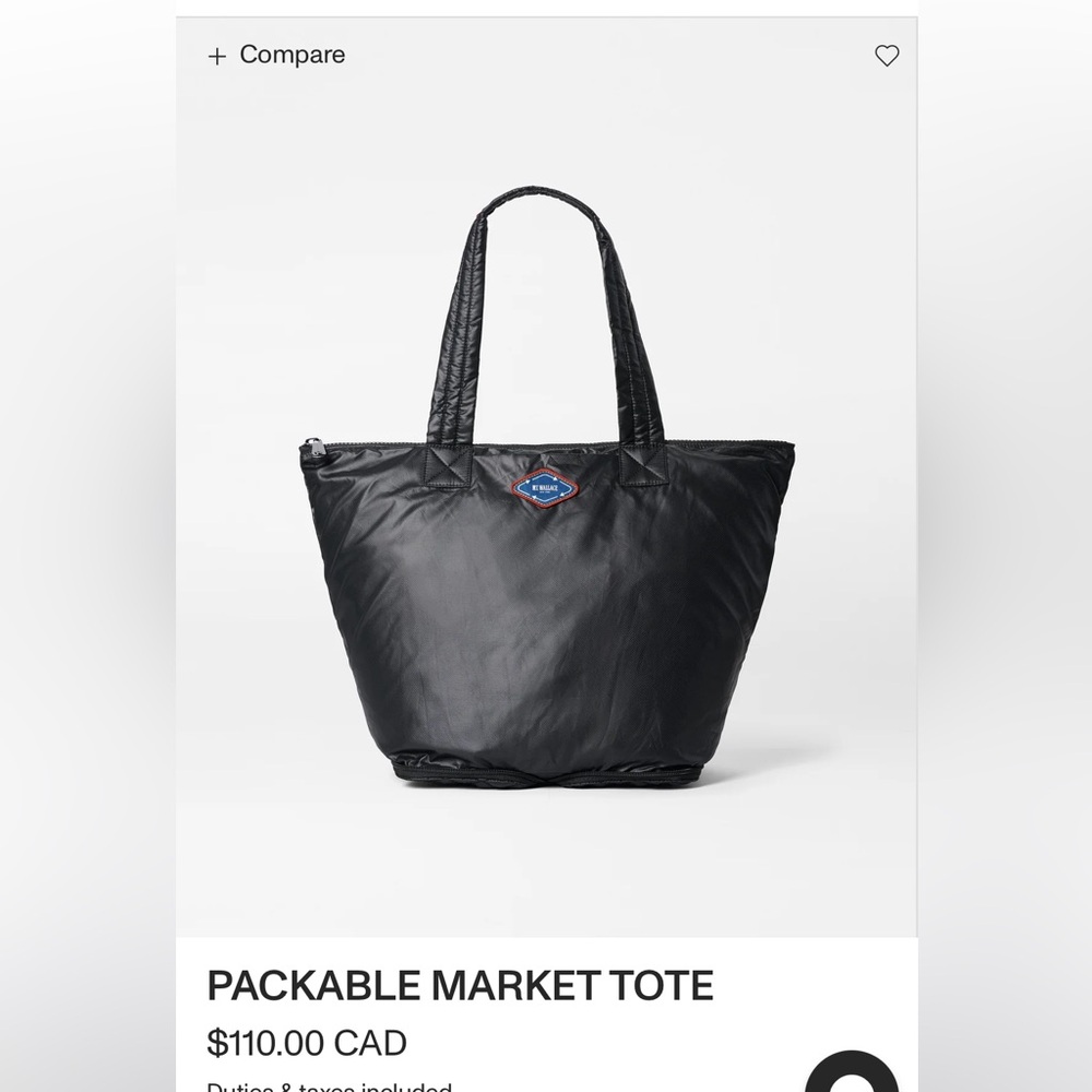 MZ Wallace market packable tote